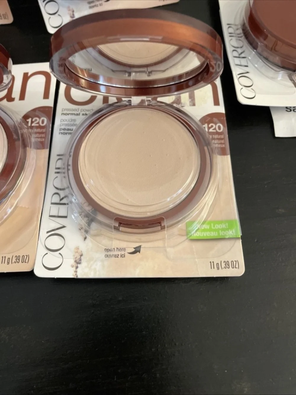 Covergirl Clean Pressed Powder 120 Creamy Natural Original Talc x5